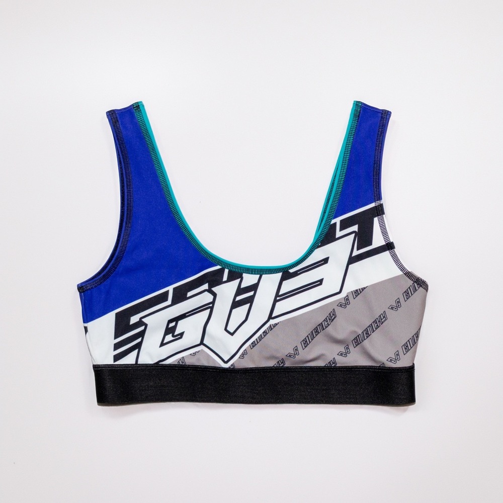 Givenchy Paris Graphic Logo Sports Crop Top Bra – Size IT 38 / US‎ S– New w Tags
